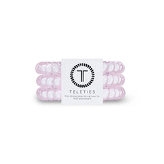 TELETIES front packaging three-pack in rose water pink showing color and size benefit