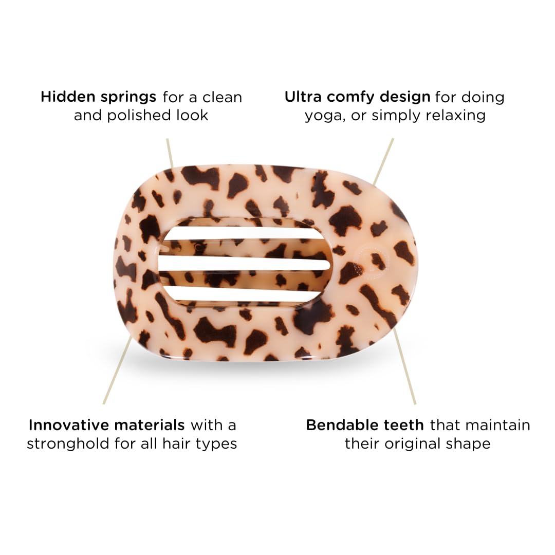 TELETIES medium side profile highlighting curved design for comfortable wear