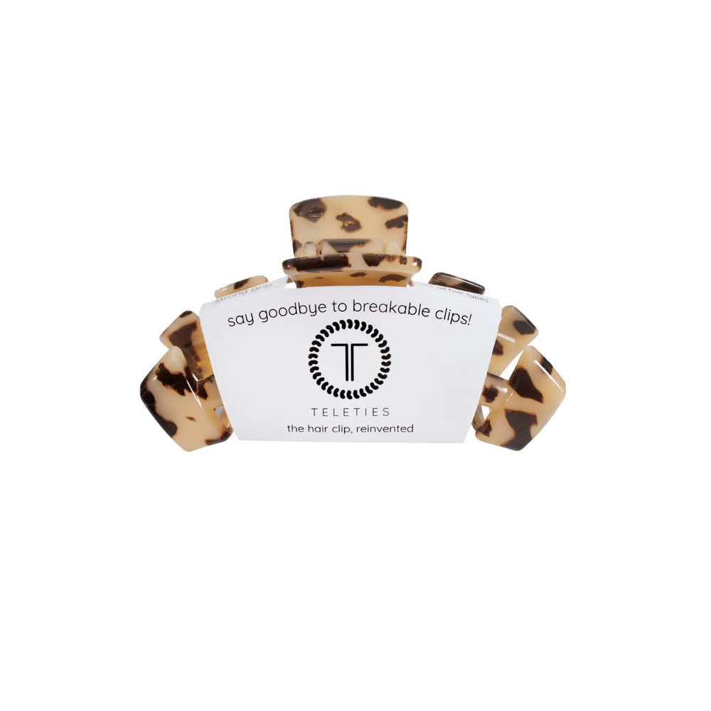 TELETIES medium clip front view showing sleek silhouette and secure grip