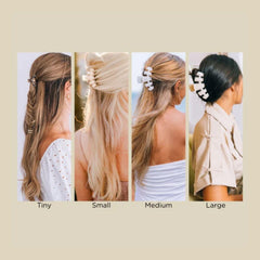 TELETIES in a blonde updo demonstrating polished everyday style