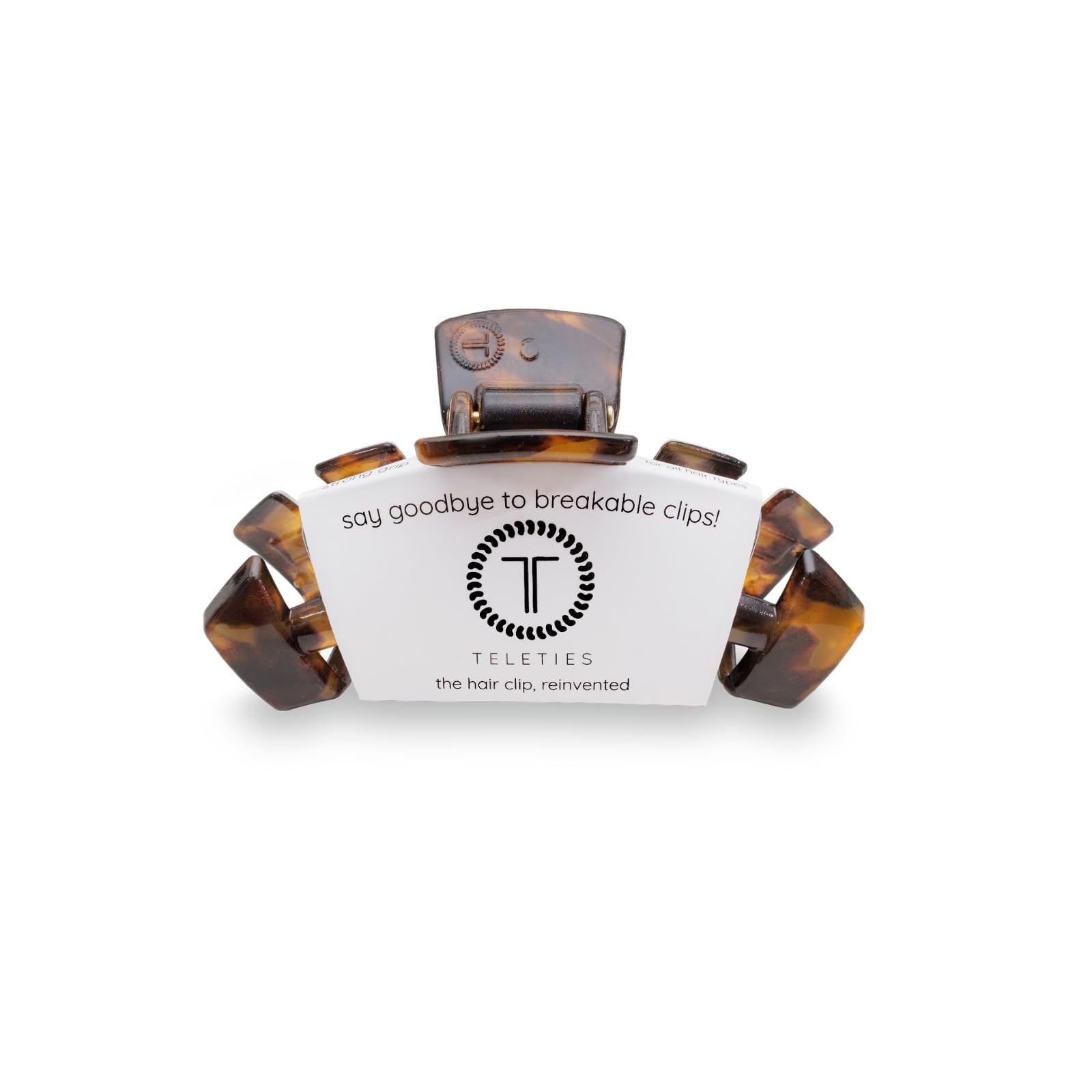 TELETIES small tortoise front view showing compact design and polished look