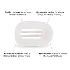 TELETIES clip teeth detail highlighting bendable structure for long-lasting grip