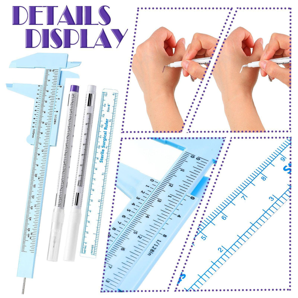 Teling paper rulers fanned out showing disposable templates and hygiene benefit