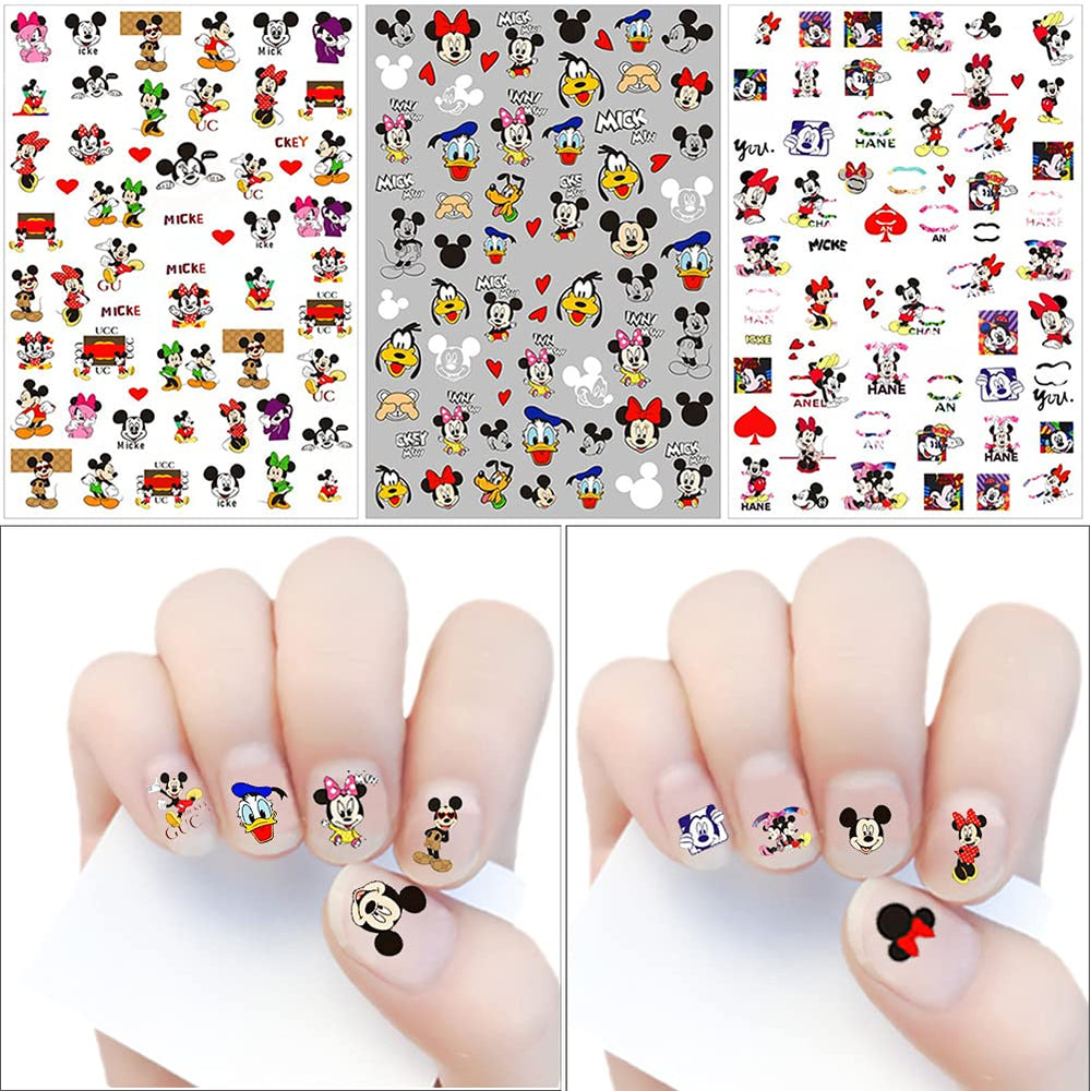 Temote stickers on painted nails demonstrating quick decorative benefit