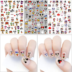 Temote stickers on painted nails demonstrating quick decorative benefit