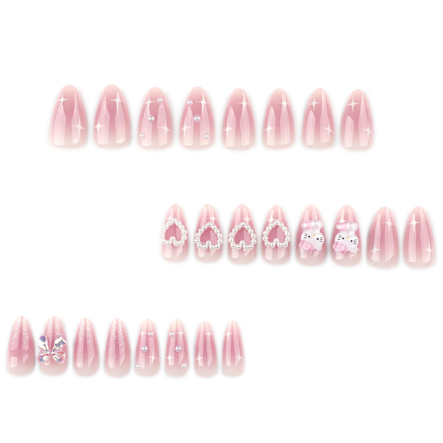 Temote pearl and heart embellishments close-up adding elegant decorative interest