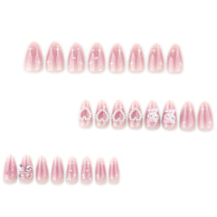 Temote pearl and heart embellishments close-up adding elegant decorative interest