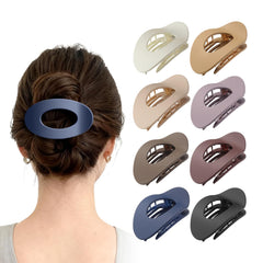 Tengantongda front packaging showing eight matte flat claw clips and set benefit