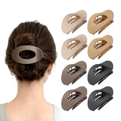 Tengantongda front packaging showing eight matte flat hair clips, easy gifting