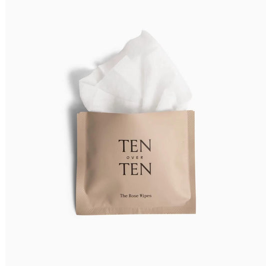 Tenoverten cloth close-up texture with botanicals visible for gentle nail hydration