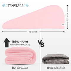 TENSTARS care and wash labels visible showing easy machine-wash care
