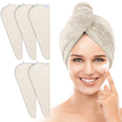 TENSTARS front view of cream towel pack showing size and color benefits