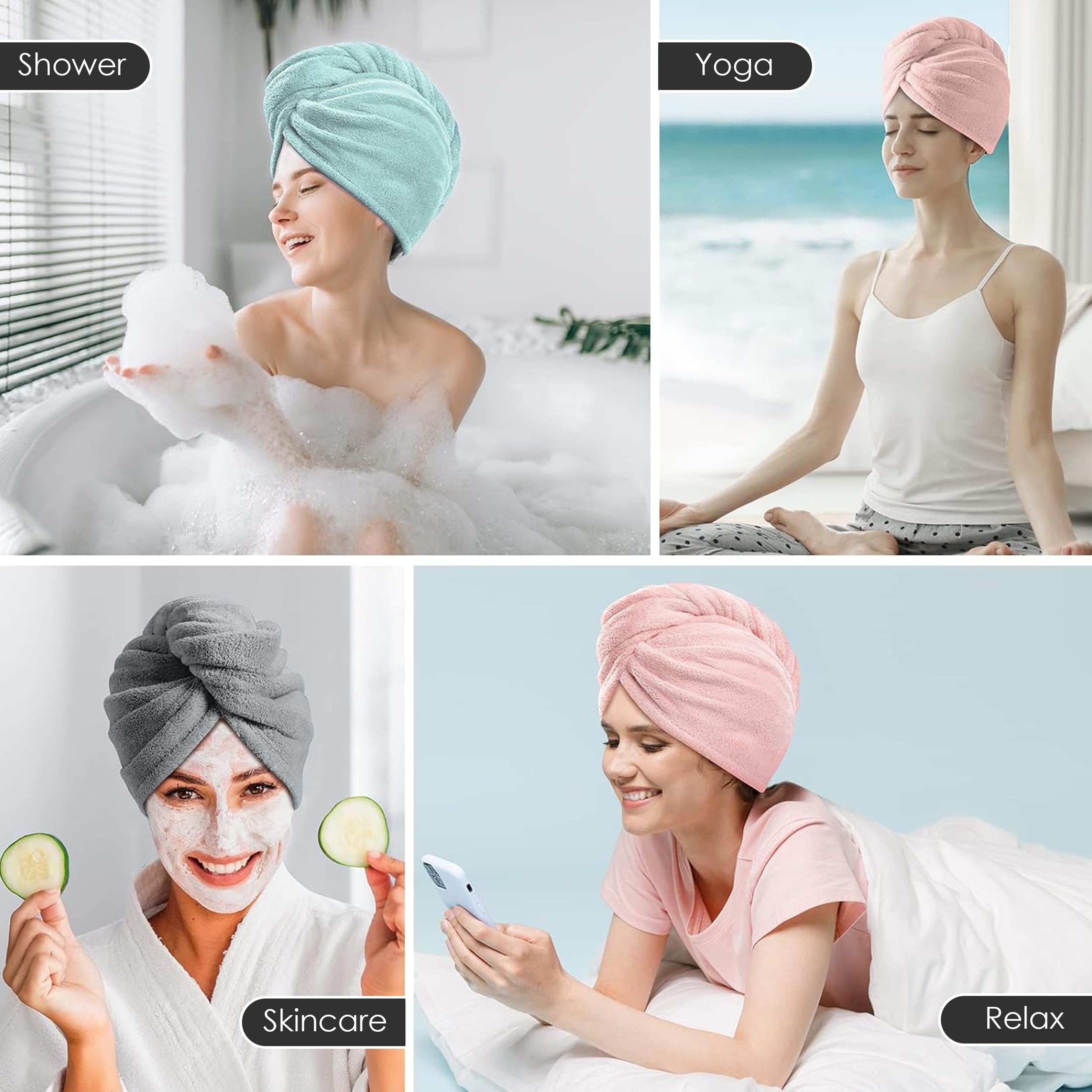 TENSTARS towels in gym bag and on towel rack showing travel-ready portability