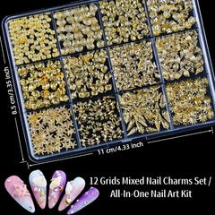 Tephrent close-up of shell and starfish charms highlighting crystal detail and shine