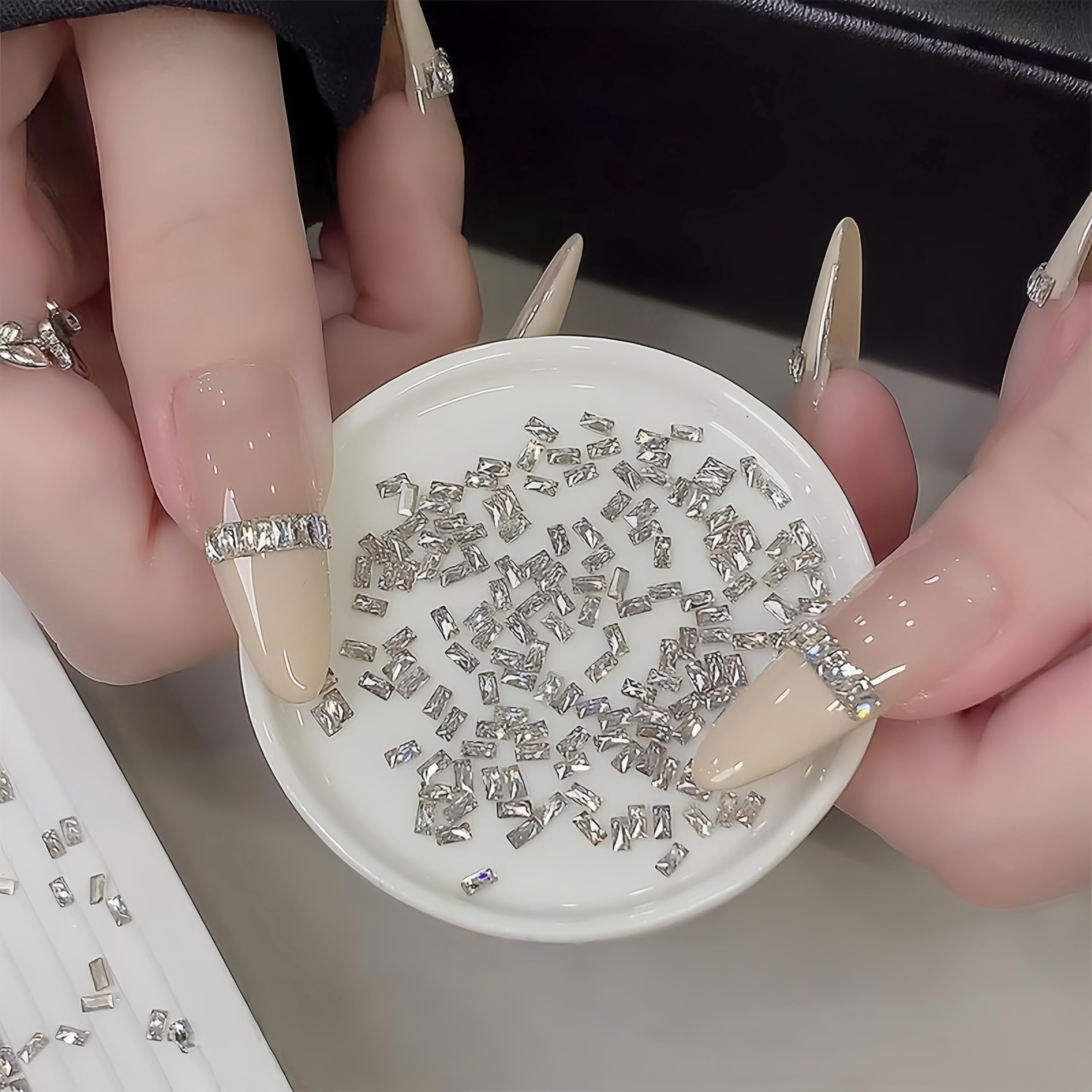 Tephrent rhinestones decorating a phone case adding reflective craft detail