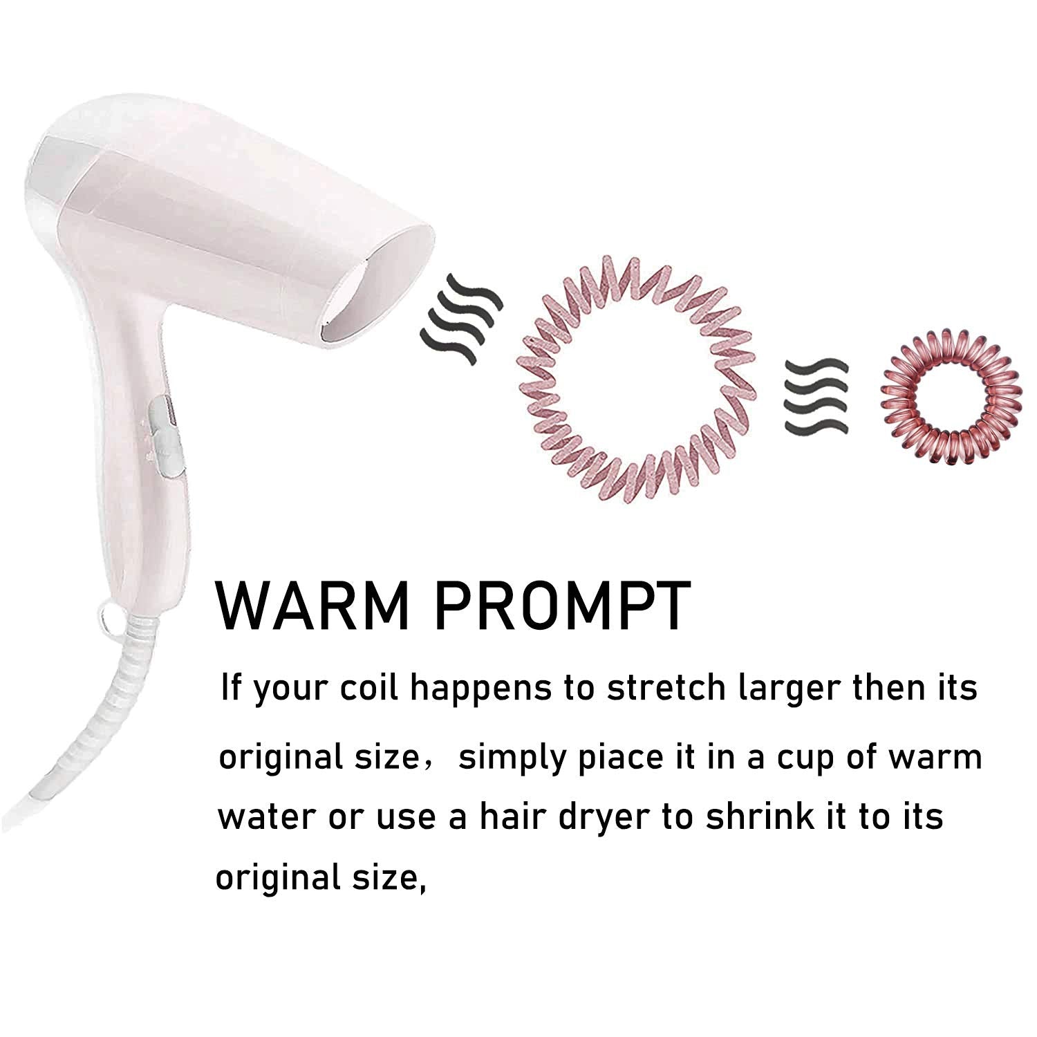 Teqifu close-up spiral texture highlighting smooth TPU that prevents tangles
