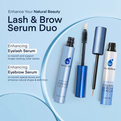TEREZ & HONOR applying lash serum to upper lash line for neat placement