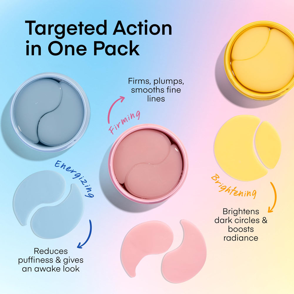 TEREZ & HONOR open jar with hydrogel patches offering easy single-use application