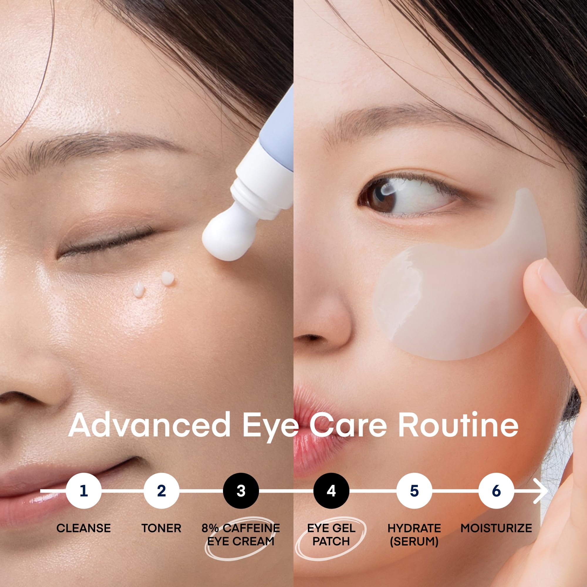 TEREZ & HONOR hydrogel patch close-up showing cooling texture for instant refresh