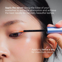 Terez & Honor clear serum texture drop highlighting smooth consistency