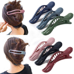 Tergy front view of six assorted clips showing secure packaging and variety