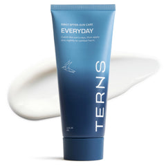 TERNS front packaging showing 3.4 oz tube and clear branding benefit travel-ready