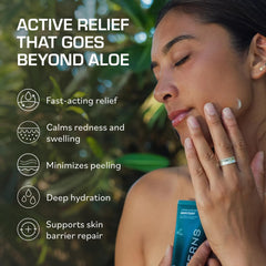 TERNS Mayday being applied to forearm to soothe and rehydrate sun-exposed skin