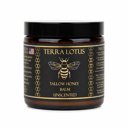 Terra Lotus front jar showing label and clean packaging benefit