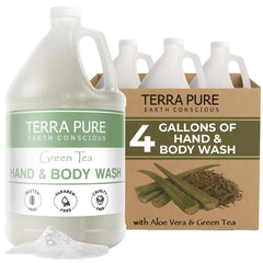 Terra Pure front packaging showing product and volume, highlights easy refill