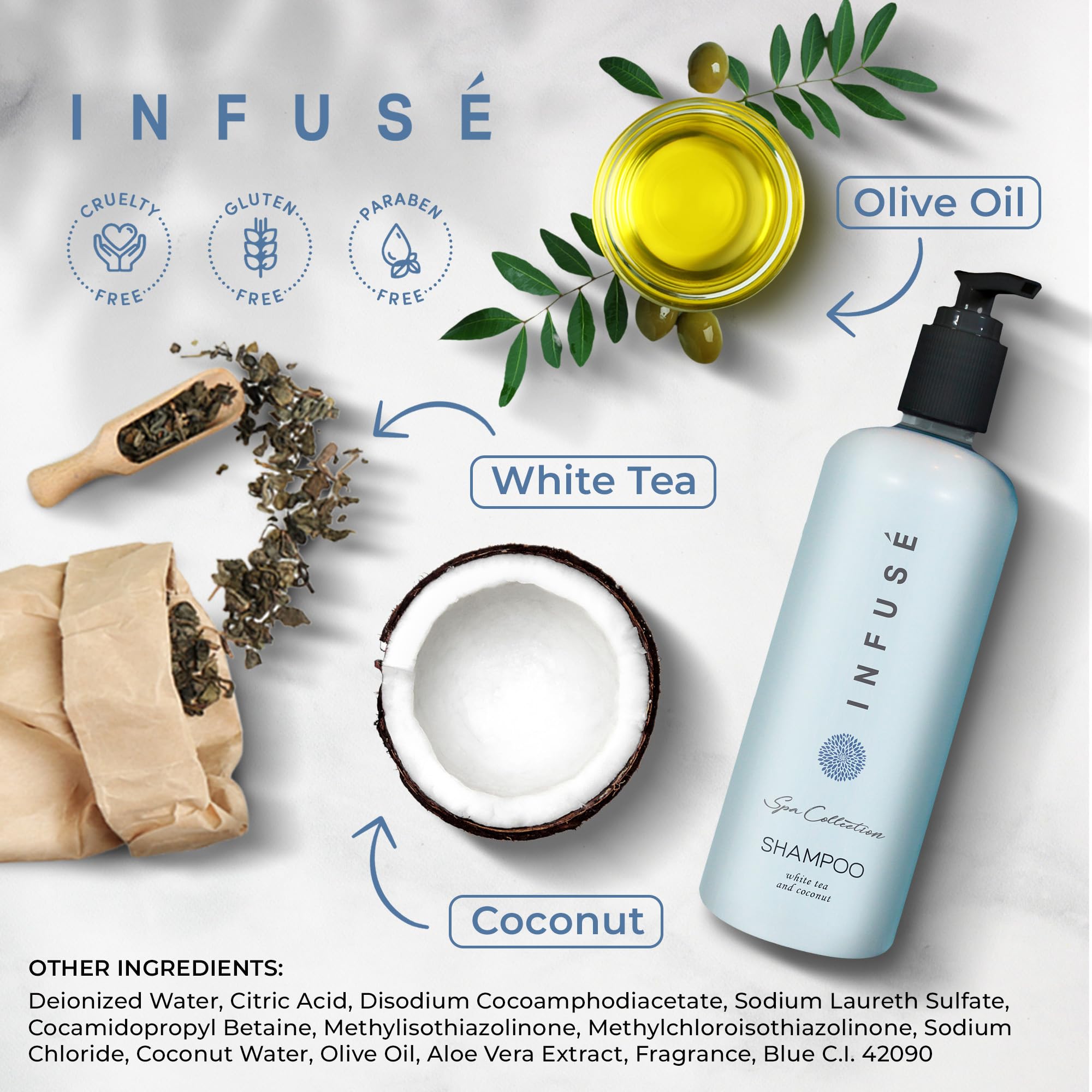 Terra Pure bottle in a bathroom setting conveying inviting guest scent