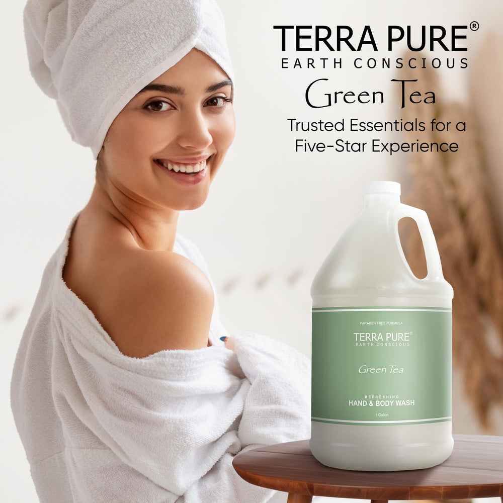 Terra Pure packaging sustainability icons promoting reduced-waste benefit
