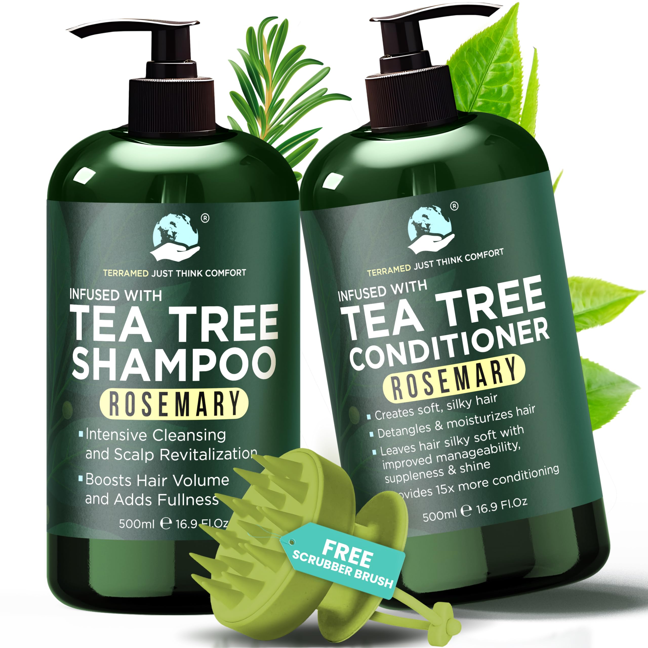 Terramed Just Think Comfort front packaging showing both bottles and benefits