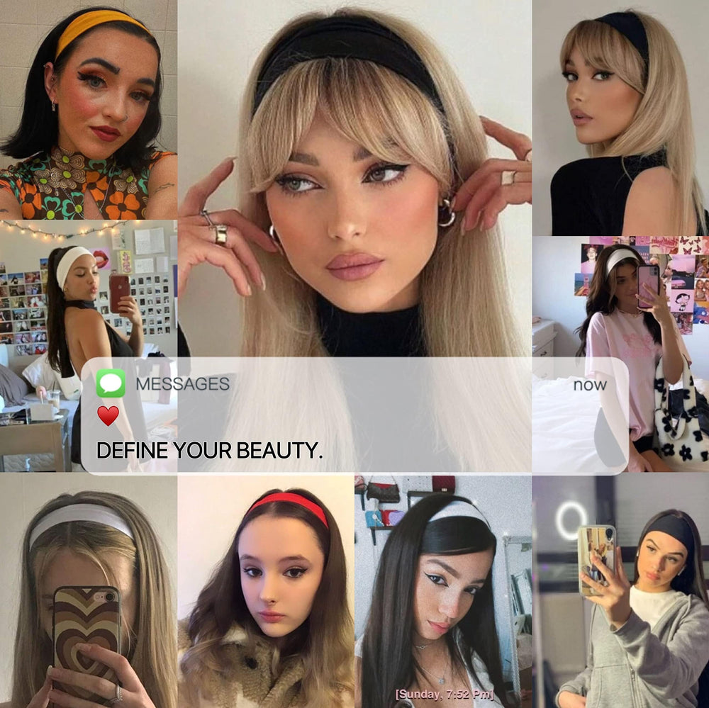 TERSE headband used during skincare routine keeping hair out of face