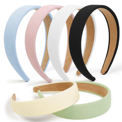 TERSE front view of six headbands showing color range and gift-ready packaging benefit