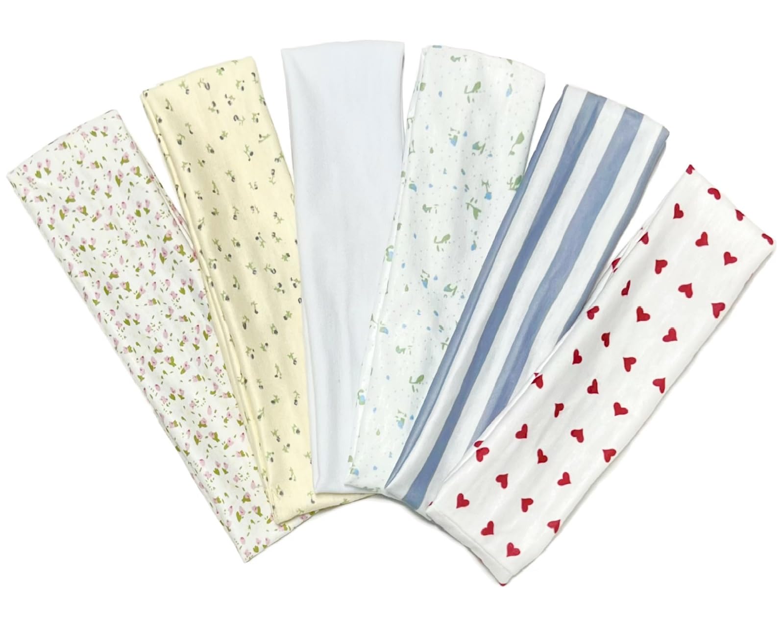 TERSE front view of six-headband pack showing color variety and convenience
