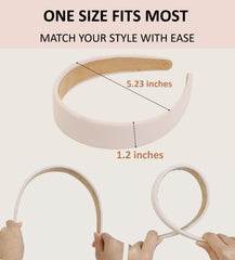 TERSE headband on long hair model showing neat hold and style upgrade