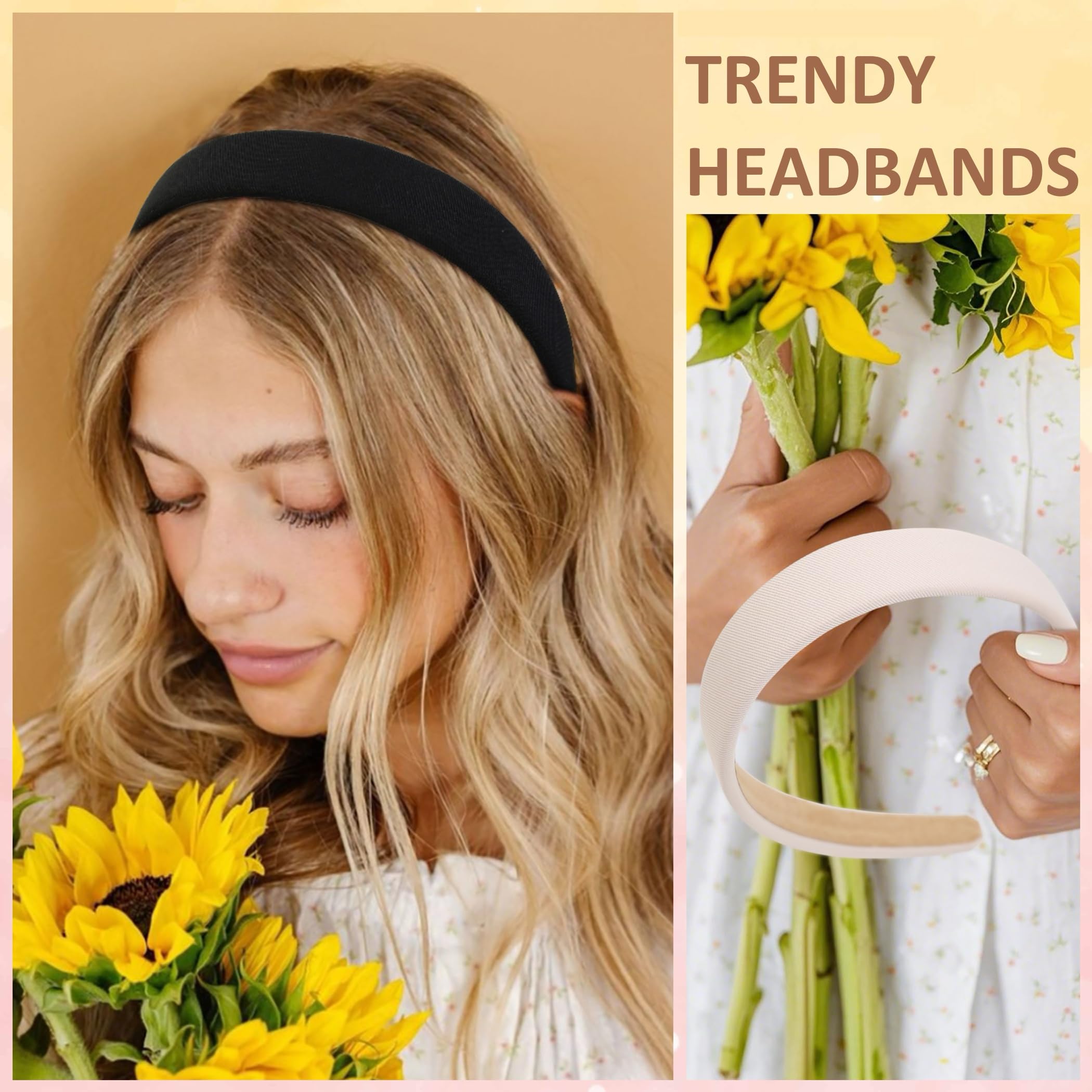 TERSE headband on short hair model demonstrating secure comfortable fit