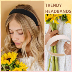 TERSE headband on short hair model demonstrating secure comfortable fit