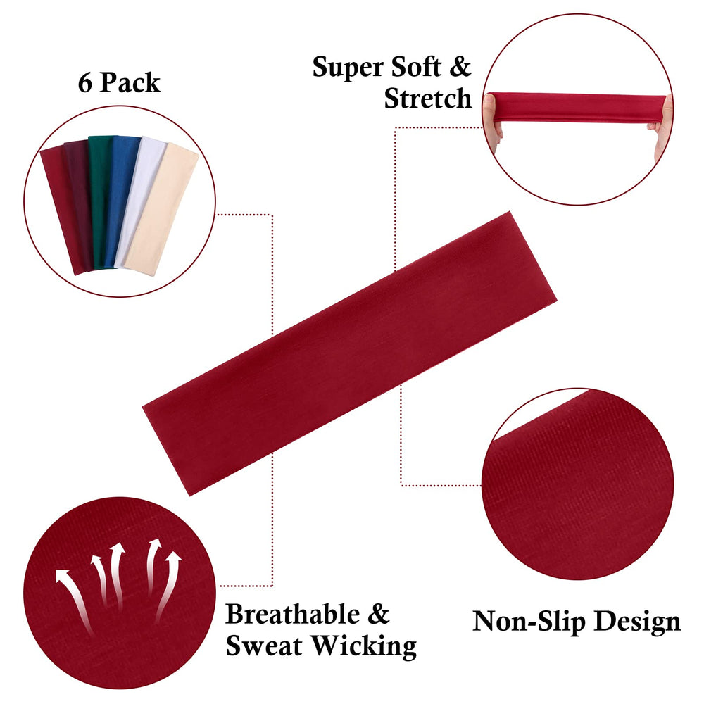 TERSE headband on a yoga model keeping hair secured and absorbed sweat during practice