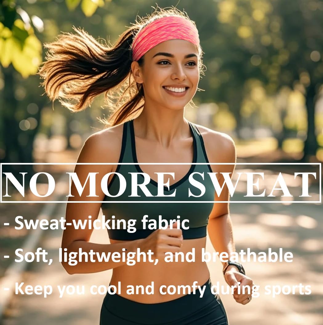 TERSE headbands worn during yoga demonstrating secure non-slip fit and comfort