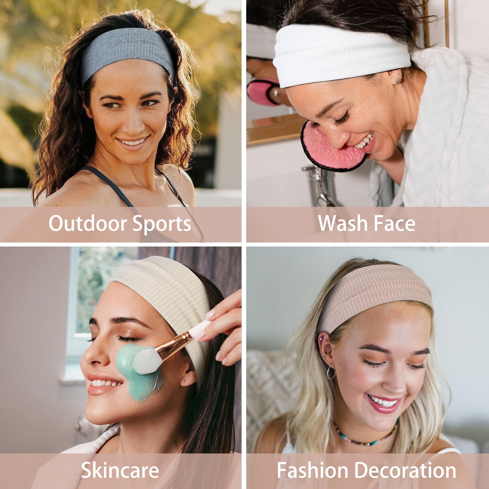 TERSE headband styled with casual outfit showing fashionable everyday use