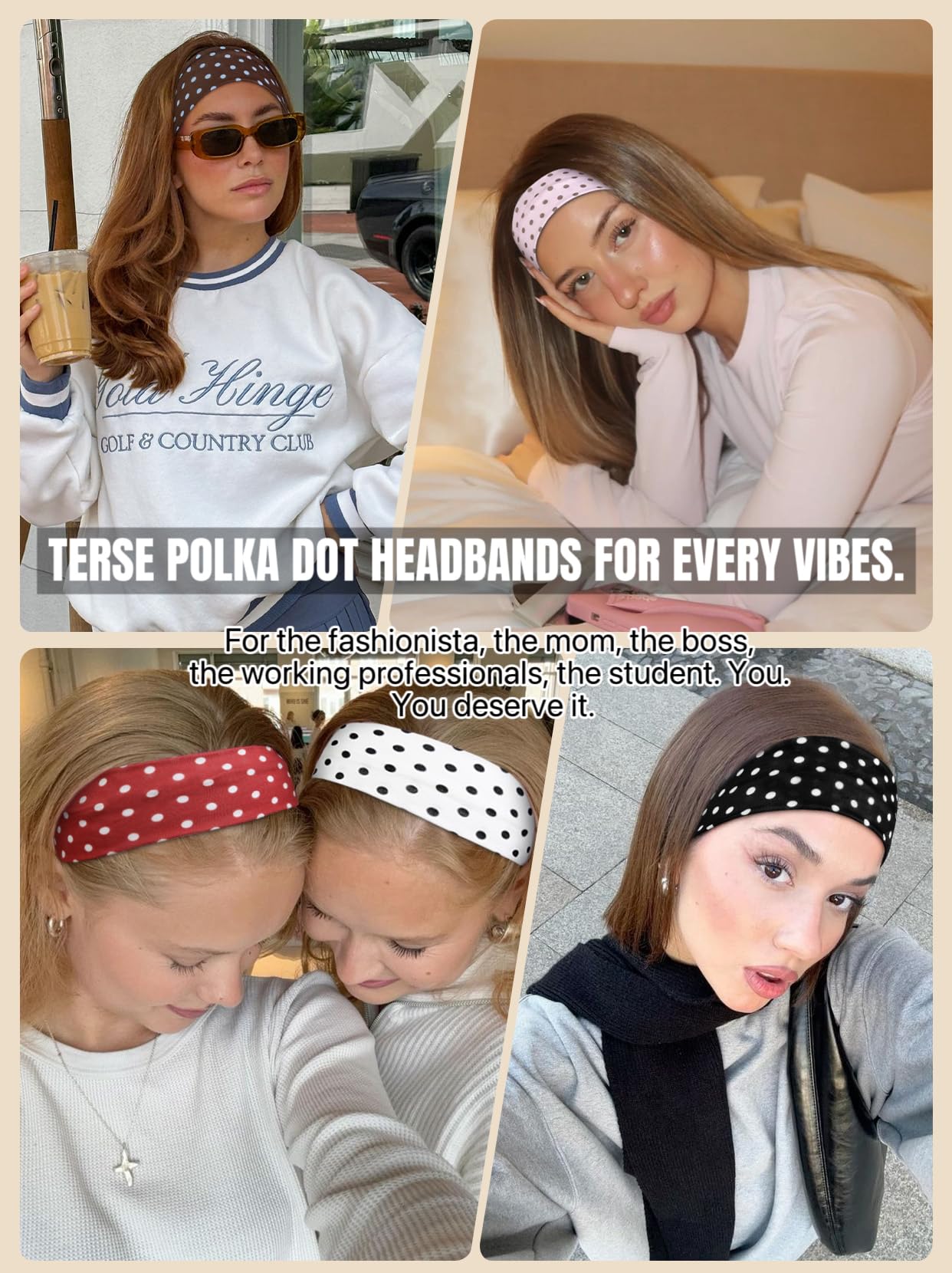 TERSE headband in yoga pose demonstrating non-slip performance