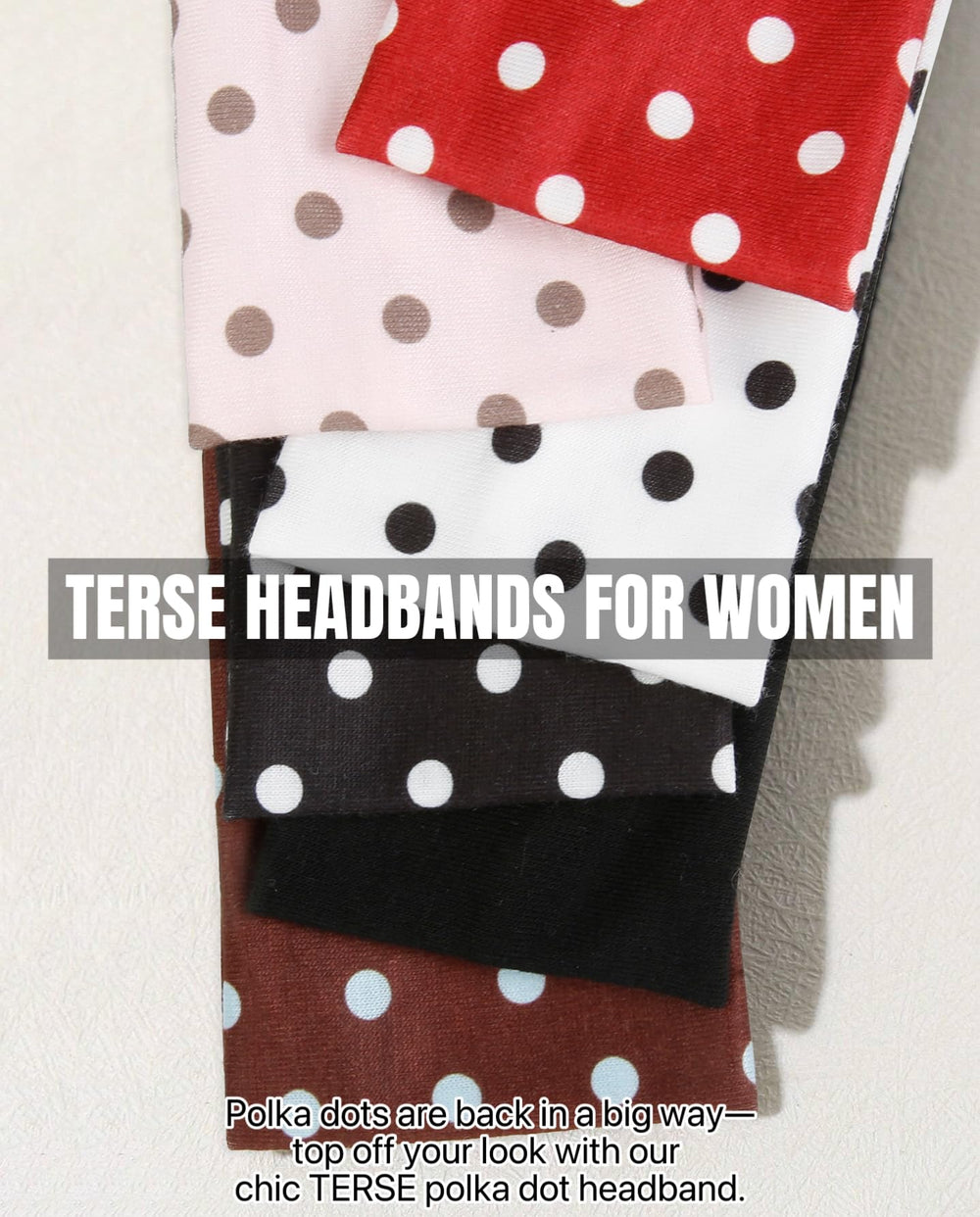 TERSE headbands air drying flat after wash showing care and durability