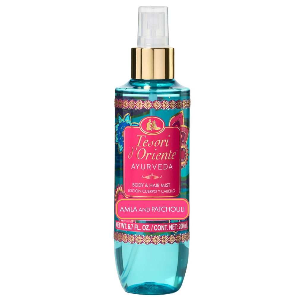 Tesori d'Oriente bottle front view showing elegant label and calm design