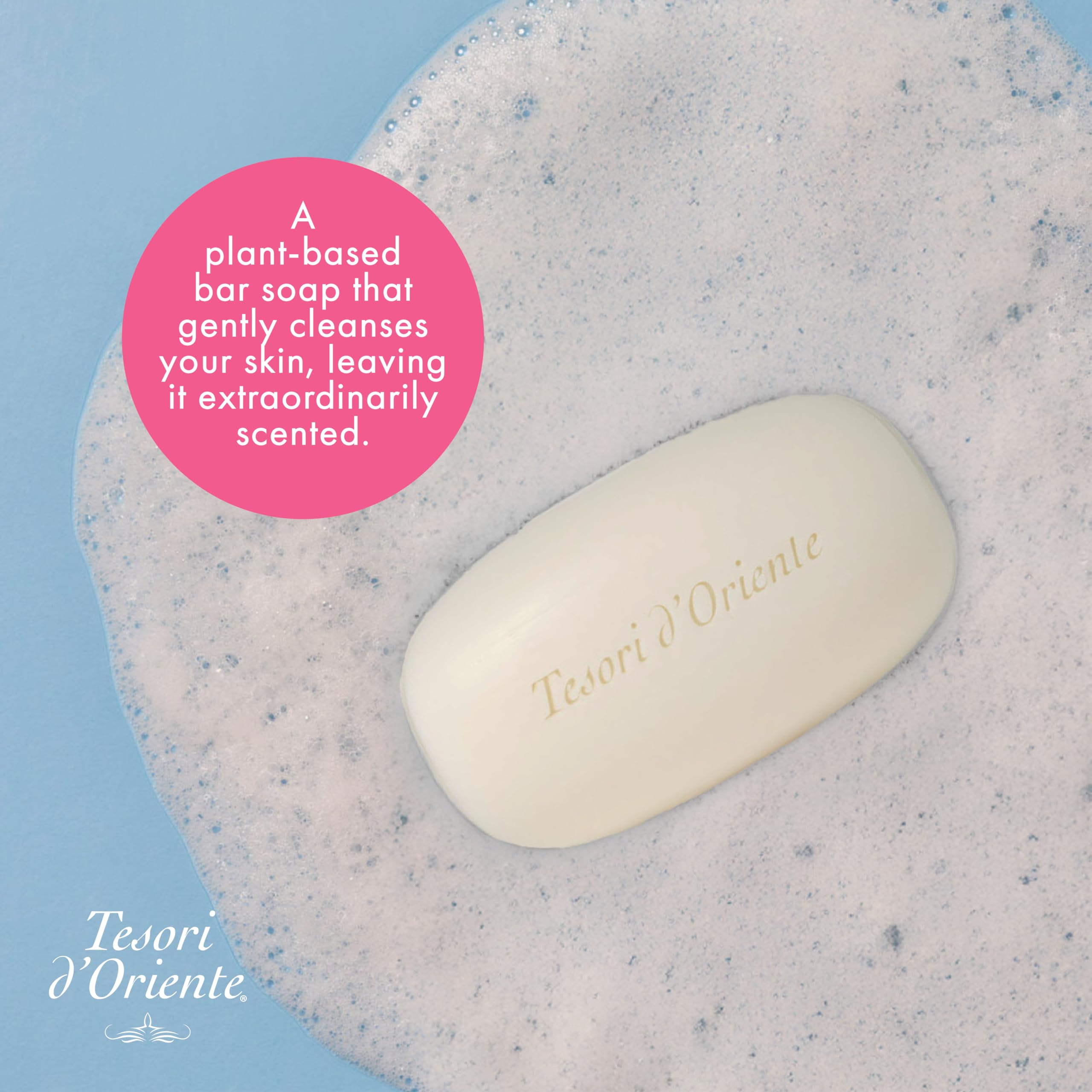 Tesori d'Oriente ingredients label close-up displaying Amla and Aloe Vera benefit