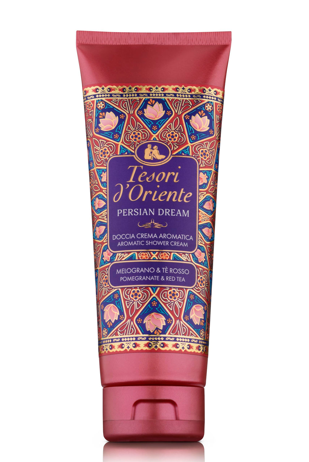 Tesori d'Oriente front packaging showing bottle and branding, enhances shelf appeal
