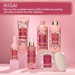 Tesori d'Oriente Ikigai bar on bathroom shelf staged for calming ritual and everyday indulgence