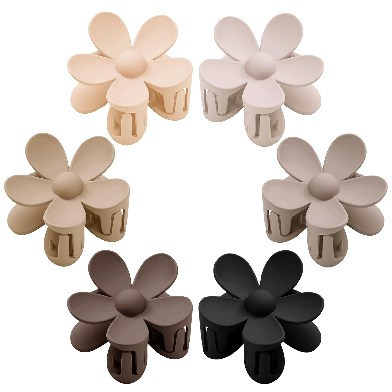 Tetizo front packaging showing six matte daisy clips and organized colors for easy gifting