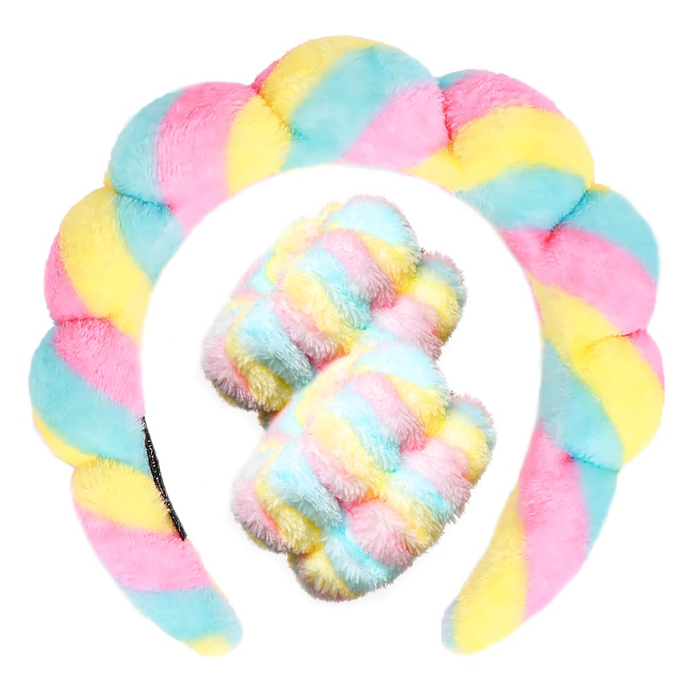 Tetizo headband and wristbands front view showing full set and cute design
