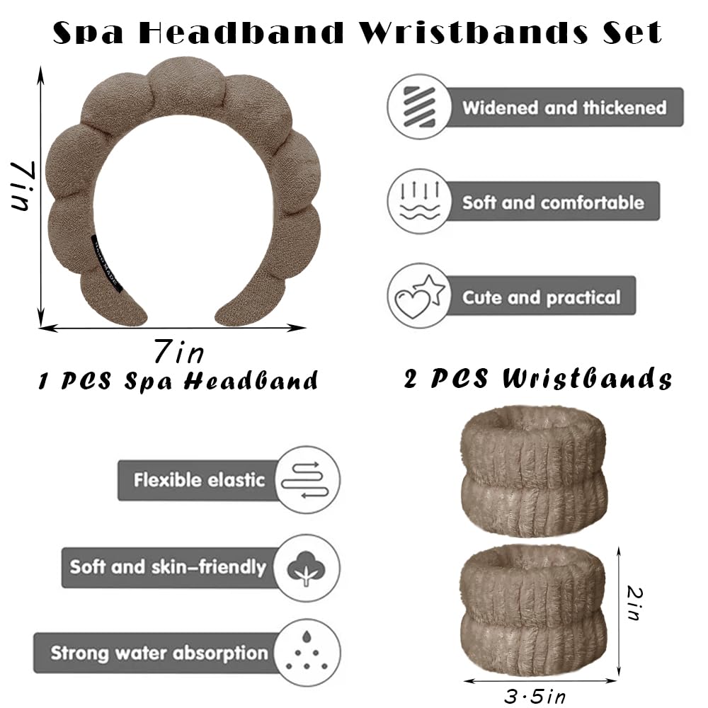 Tetizo headband close texture showing terry cloth and sponge, soft comfortable fit